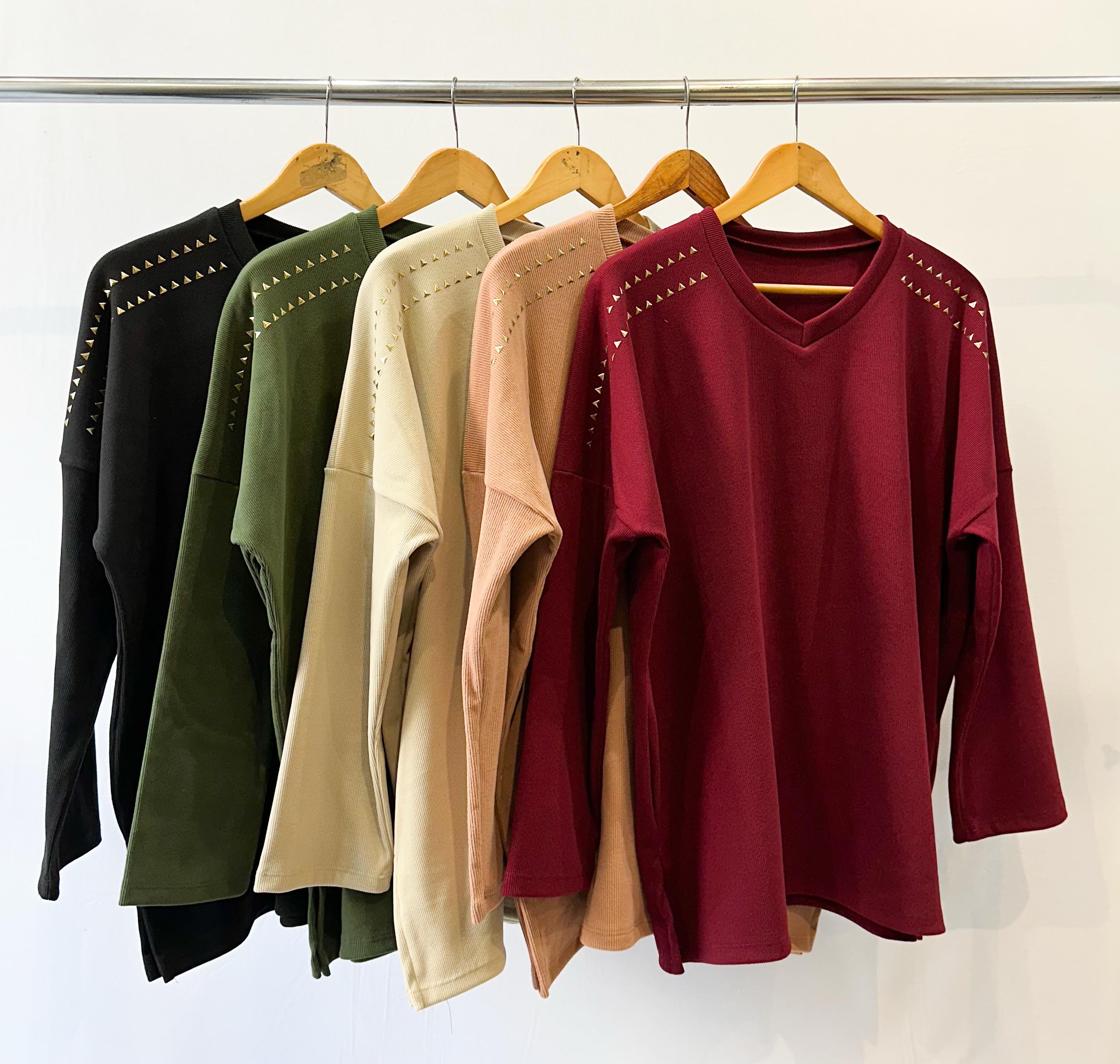 Sweater morley frizado con tachas JESS 