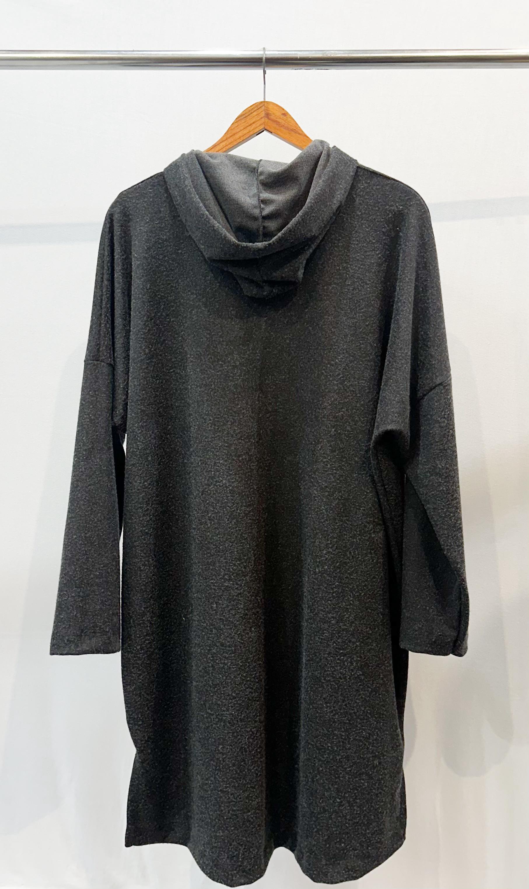 Remerón vestido con capucha ROMINA