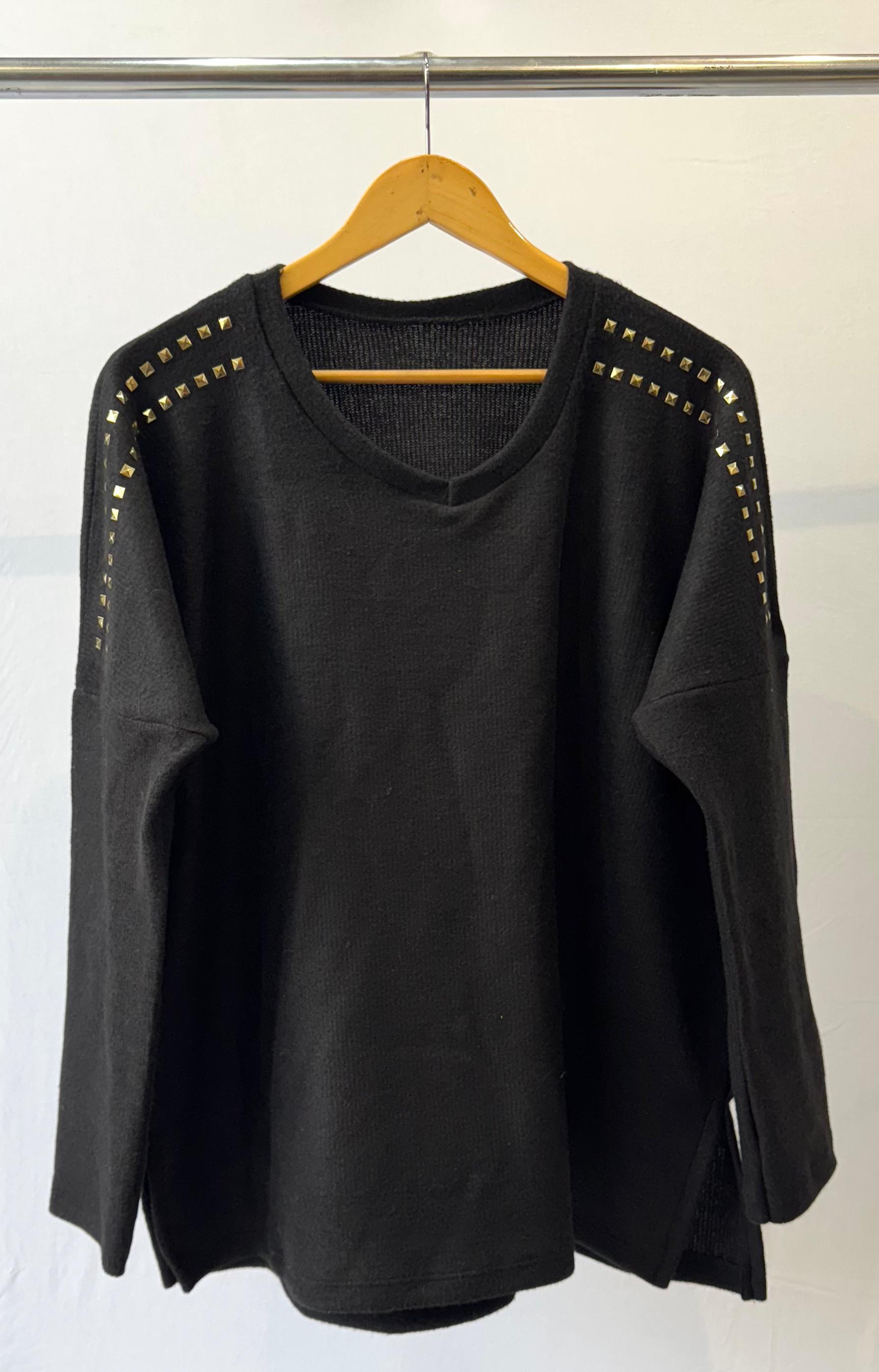 Remerón lanilla con tachas EVELYN