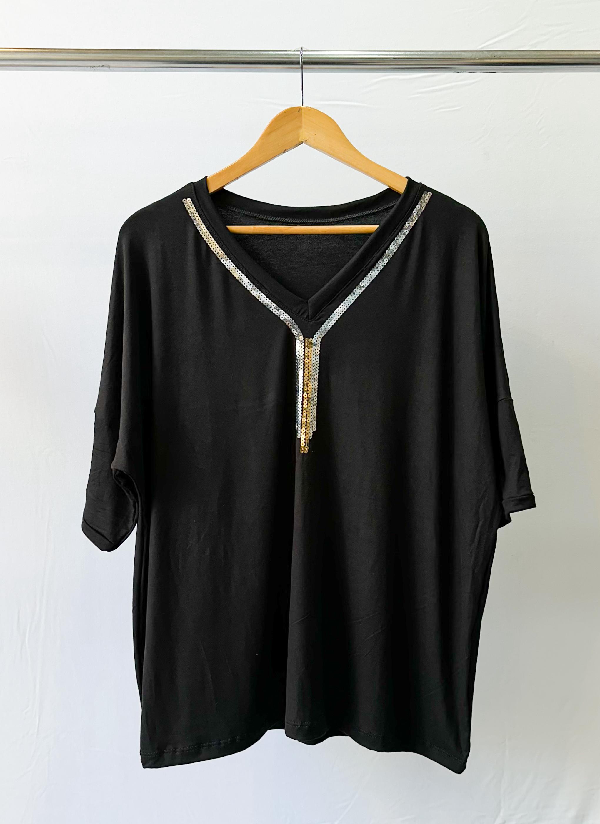 Remeron bordado de lentejuelas ANDREA