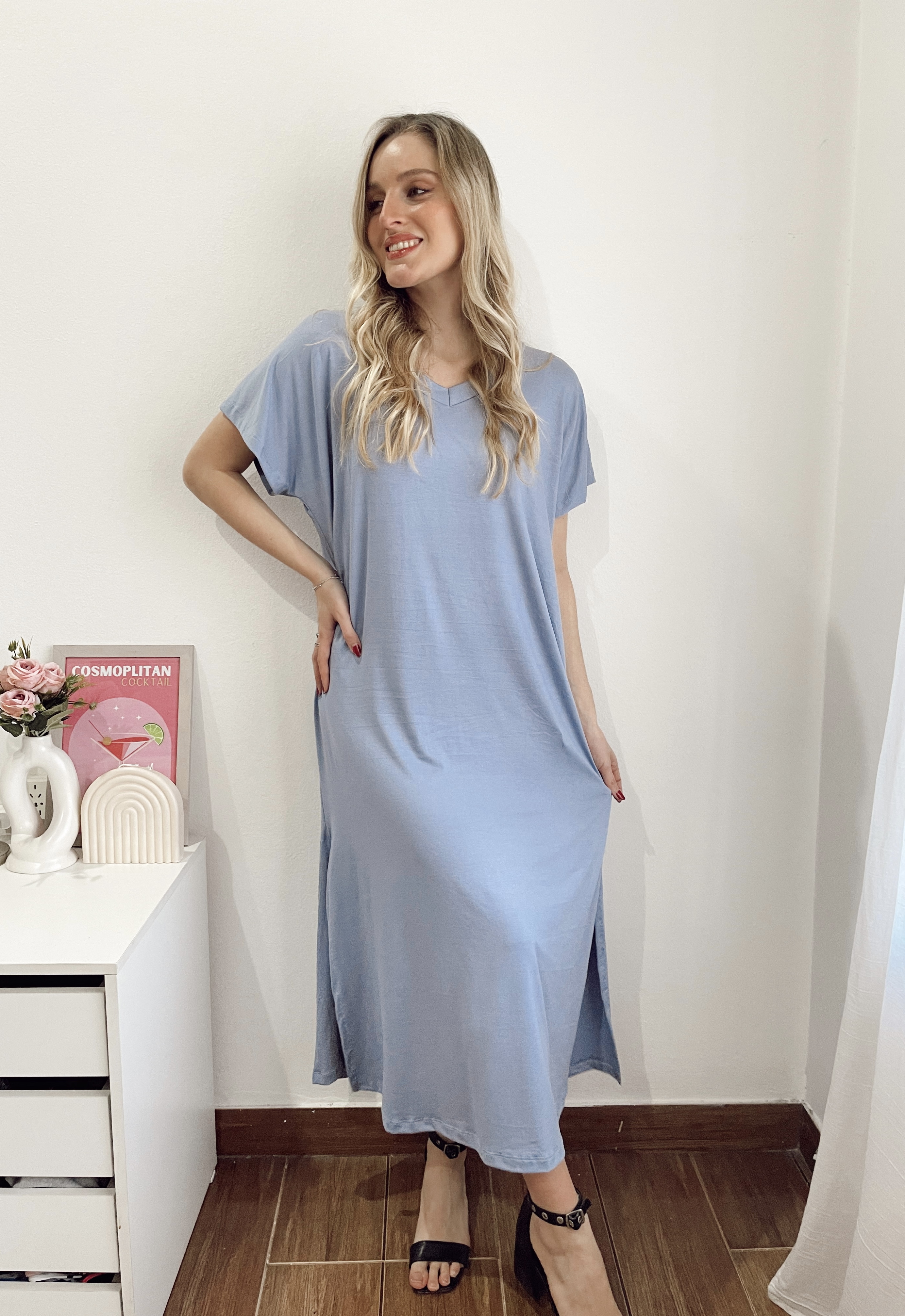 Vestido largo modal LEA