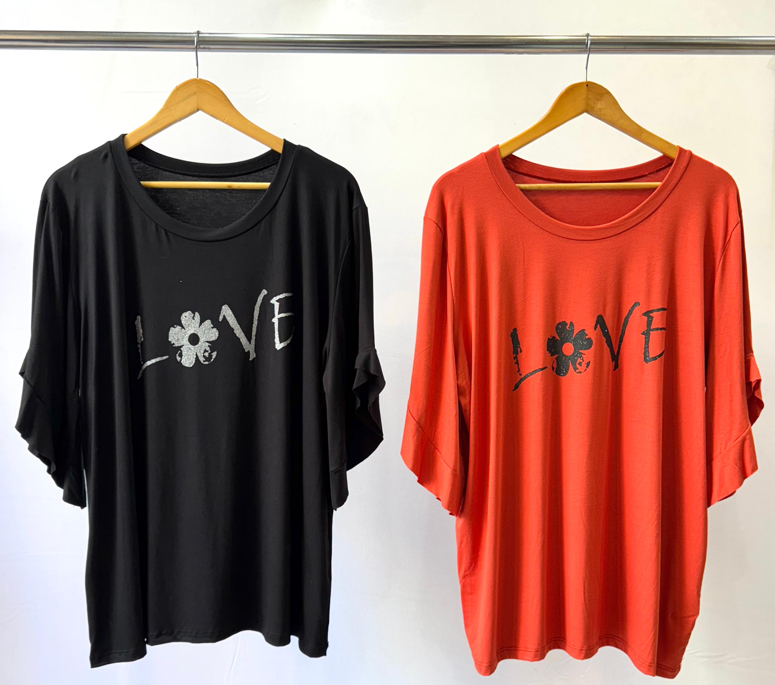 Remeron estampa brillos LOVE
