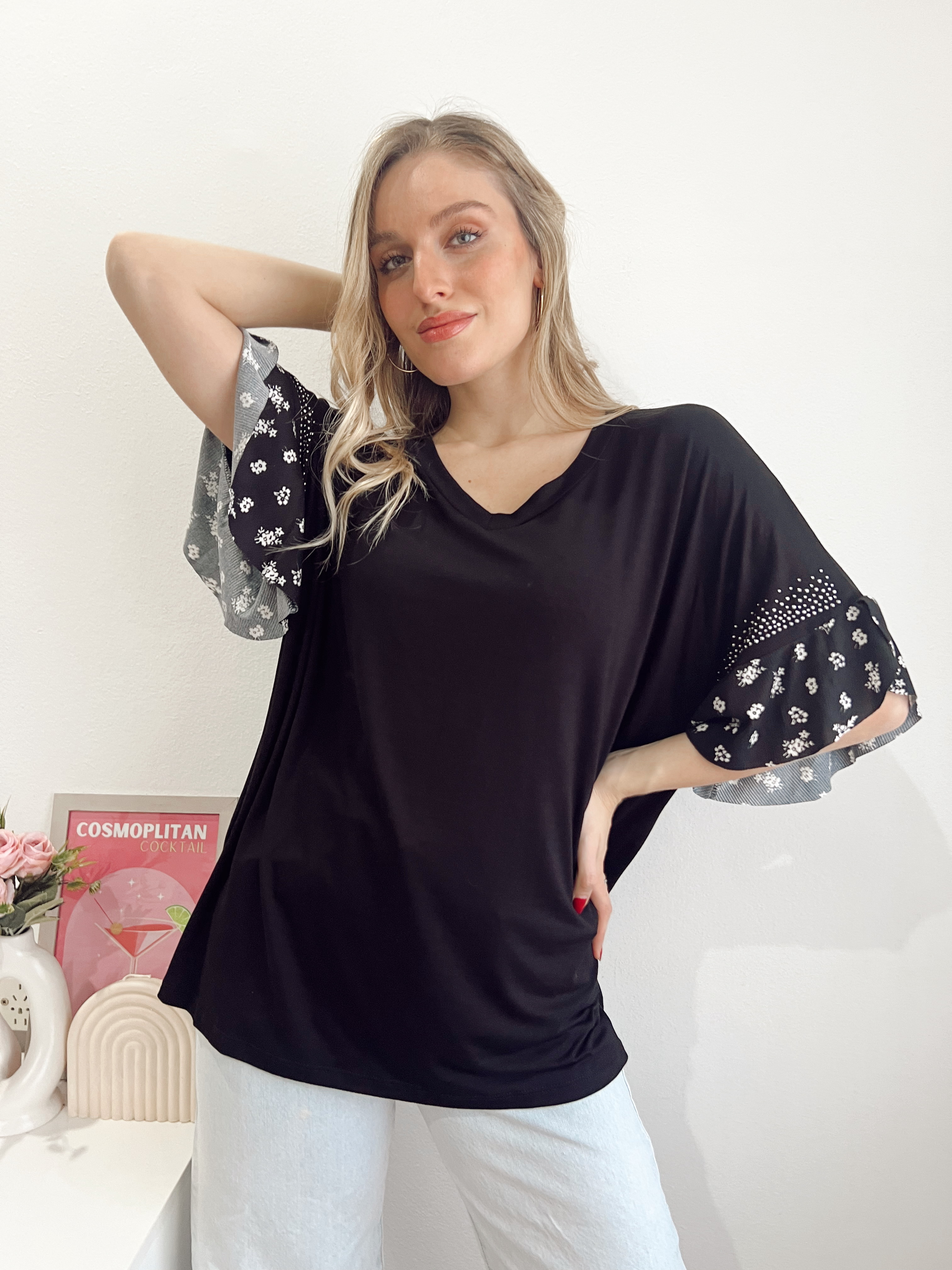 Remeron manga combi y tachas Hot Fix COLETTE