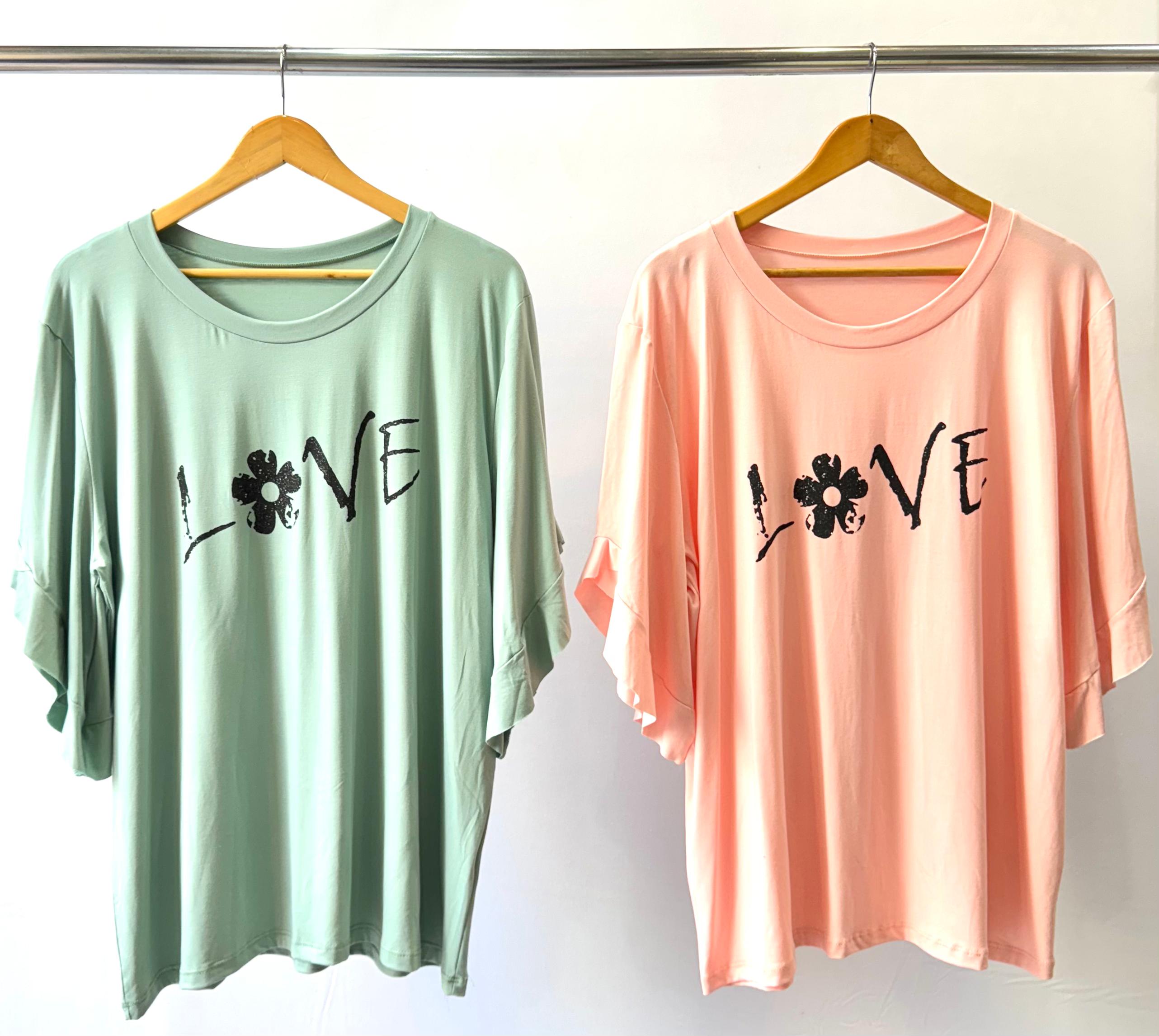 Remeron estampa brillos LOVE
