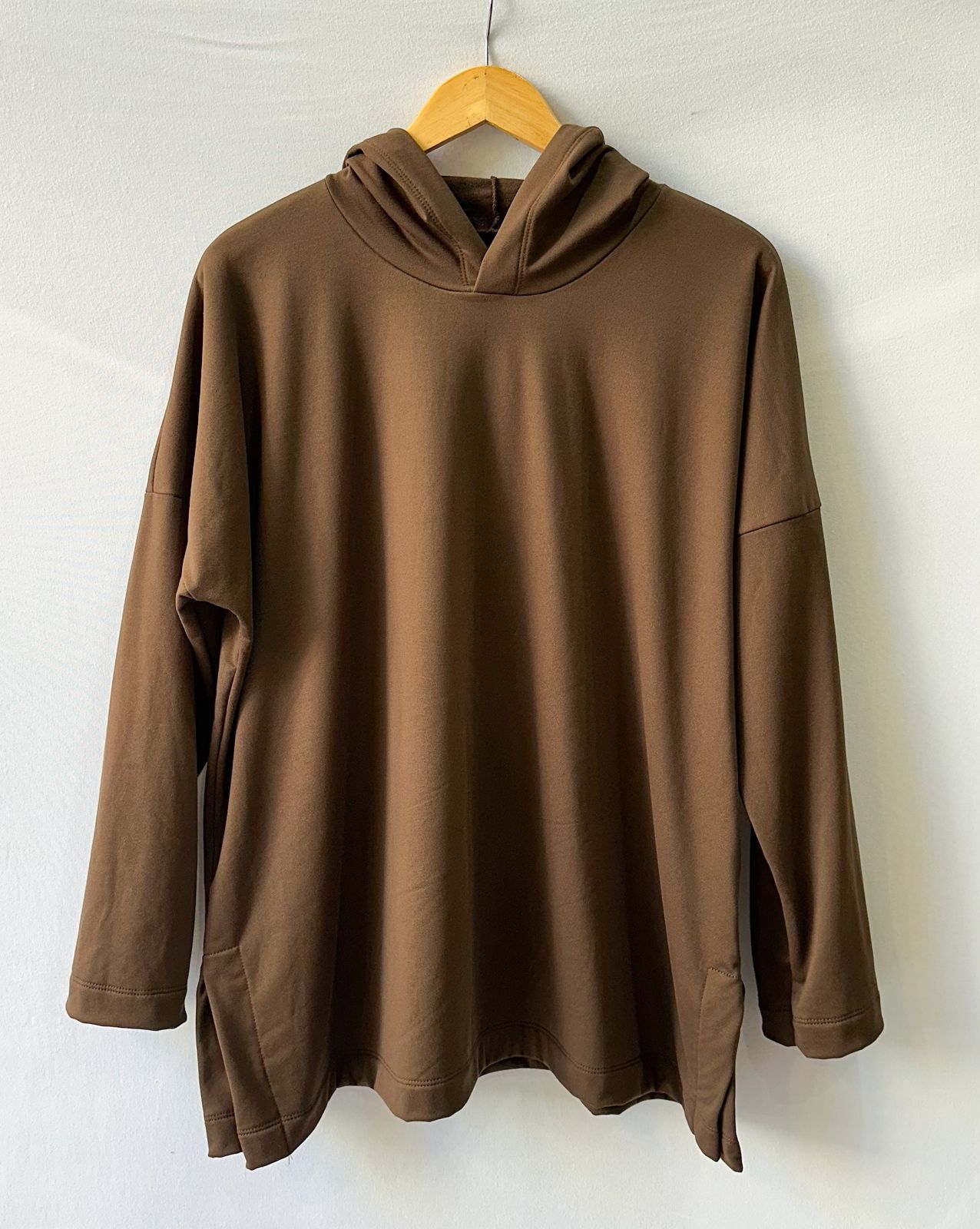 Buzo capucha viscosa frizado NICOLLE