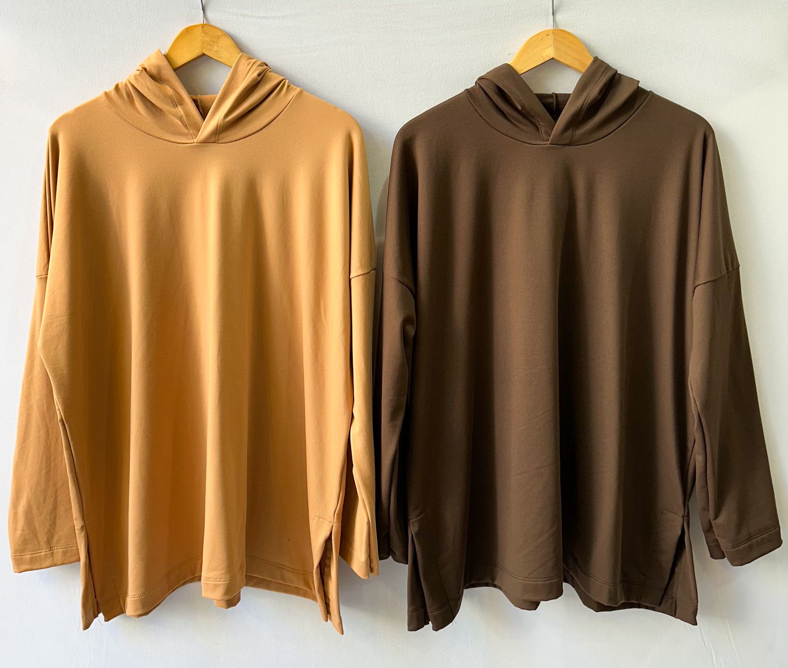 Buzo capucha viscosa frizado NICOLLE