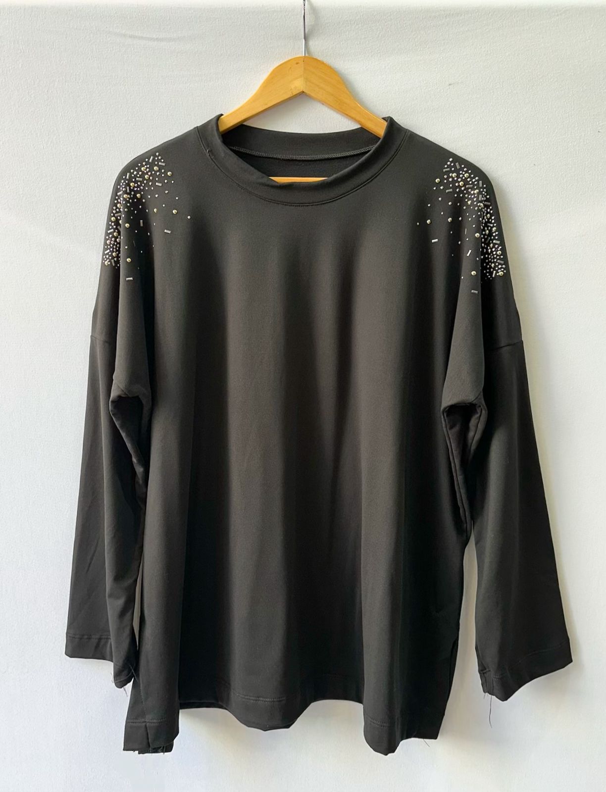 Buzo tachas viscosa frizado MIRELLE