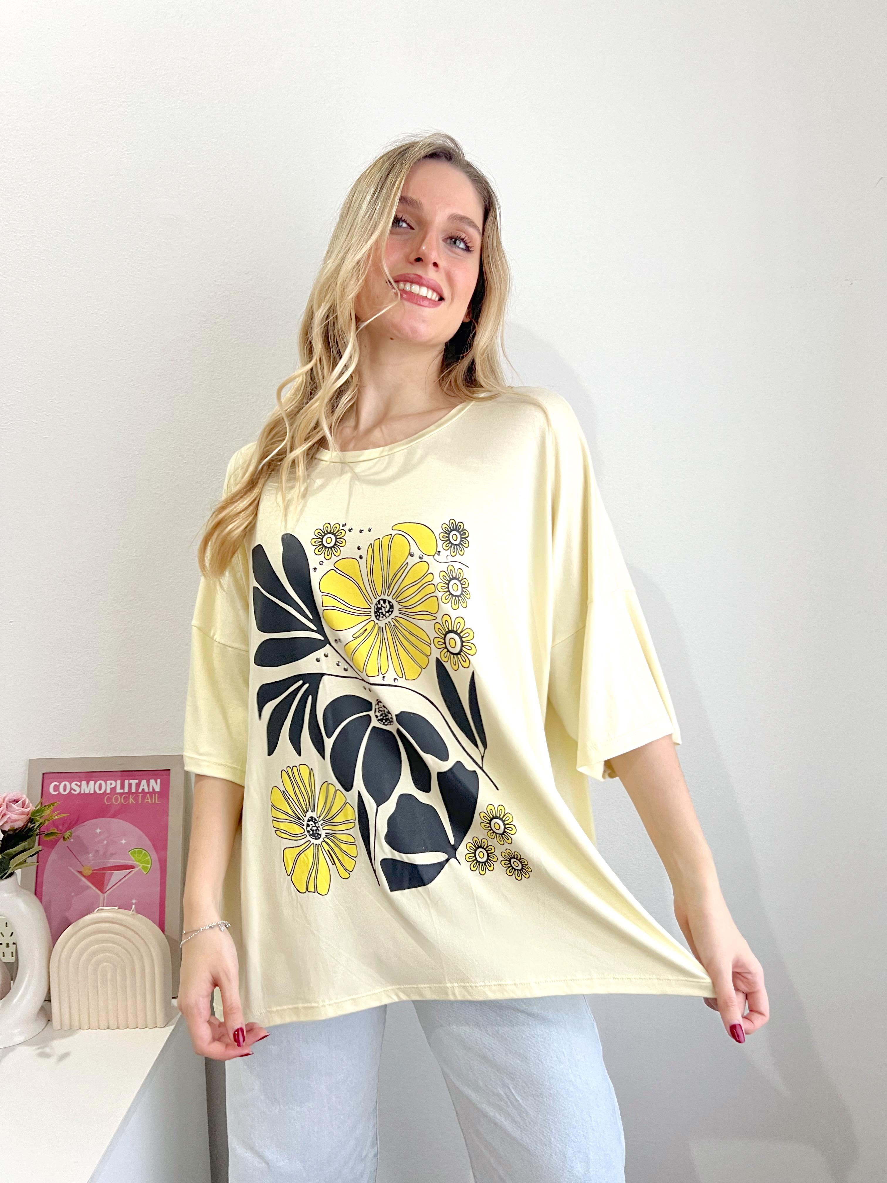 Remeron estampado y tachas MARGOT