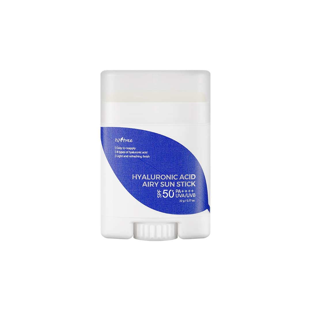 ISNTREE Hyaluronic Acid Airy Sun Stick - SPF pieštukas apsaugai nuo saulės