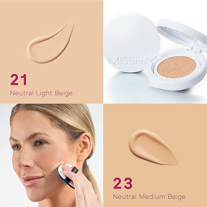 MISSHA Magic Cushion Cover Lasting - kompaktinis makiažo pagrindas
