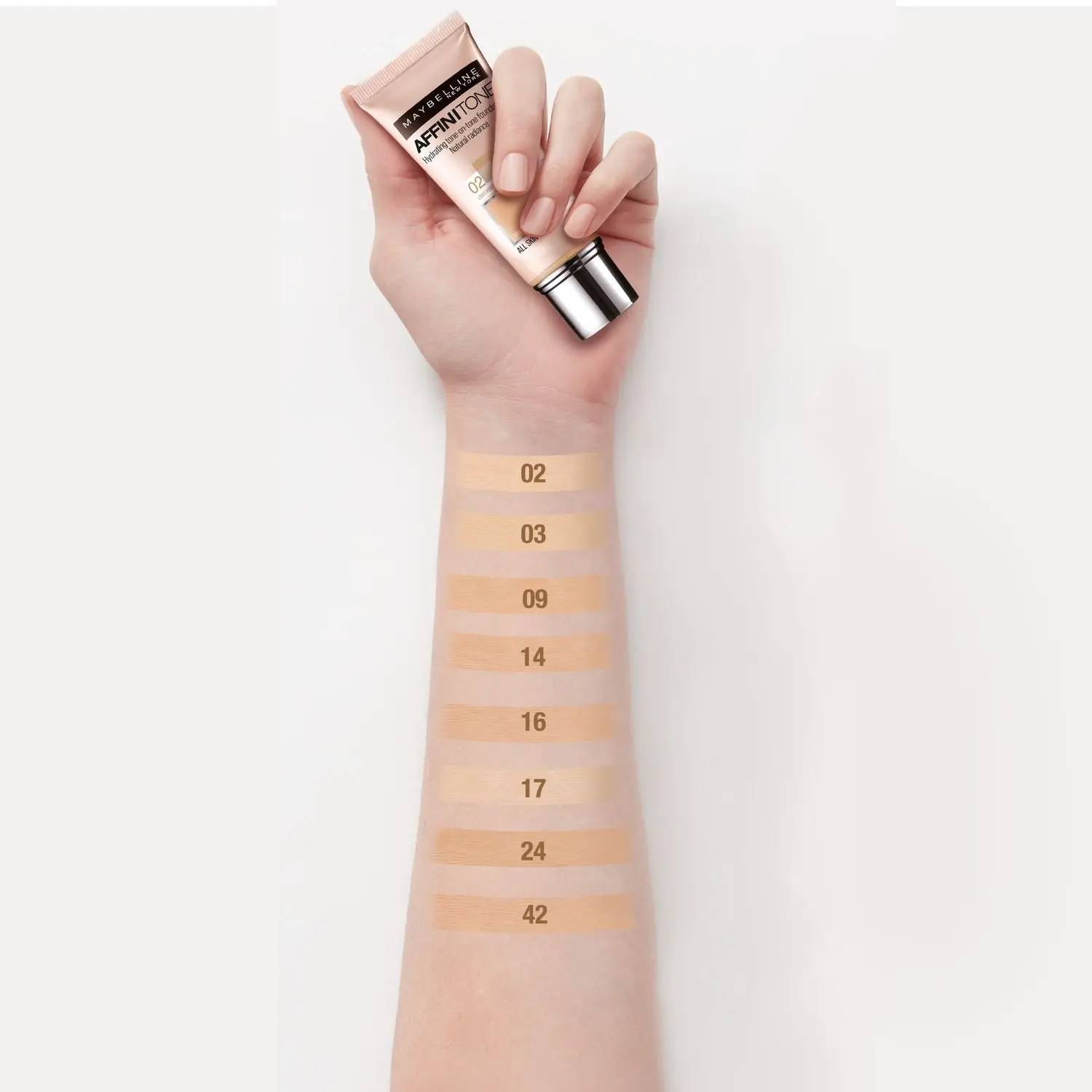 Maybelline Affinitone Foundation - makiažo pagrindas