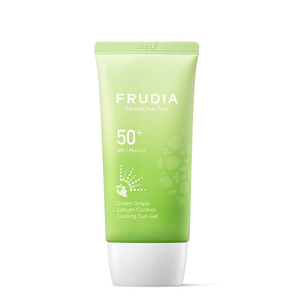 FRUDIA Green Grape Sebum Control Sun Gel - apsaugos nuo saulės gelis SPF50+