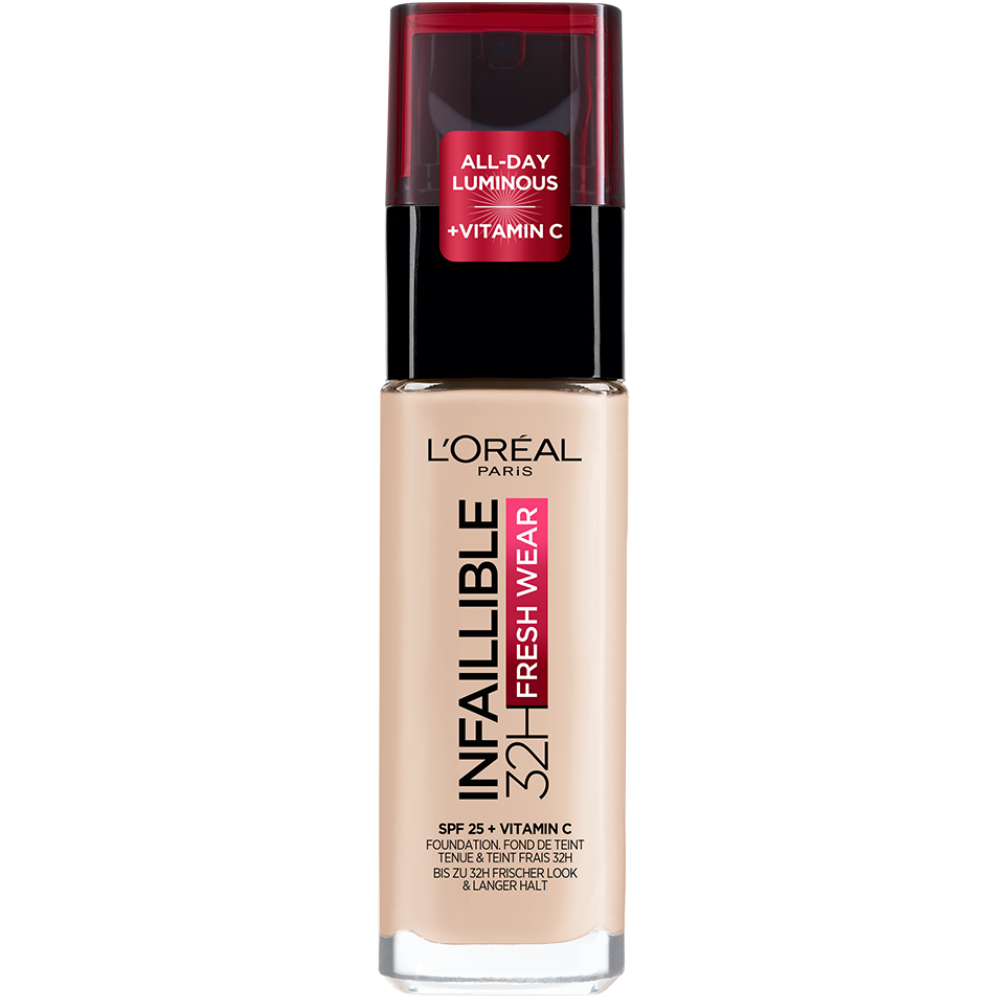 L'OREAL Infaillible 32H Fresh Wear foundation - makiažo pagrindas