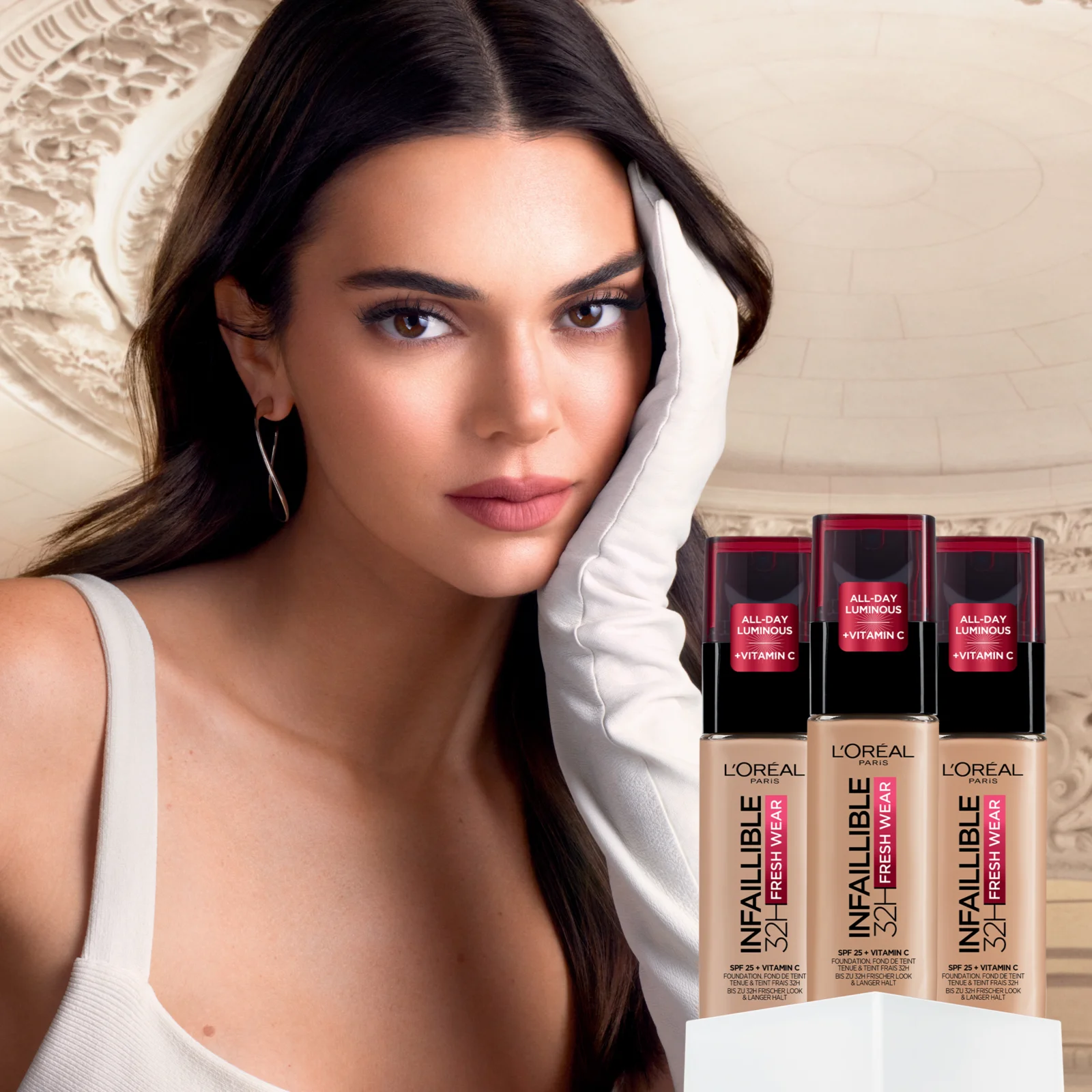 L'OREAL Infaillible 32H Fresh Wear foundation - makiažo pagrindas