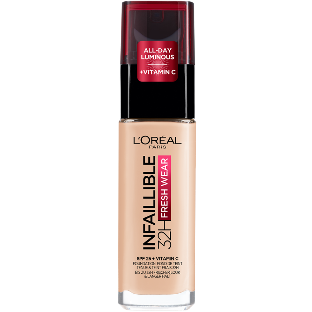 L'OREAL Infaillible 32H Fresh Wear foundation - makiažo pagrindas