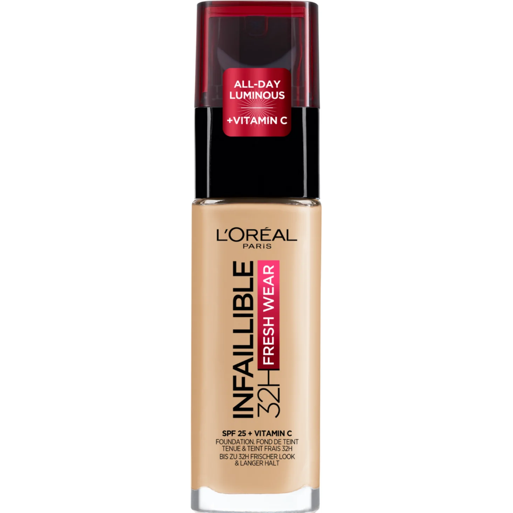 L'OREAL Infaillible 32H Fresh Wear foundation - makiažo pagrindas