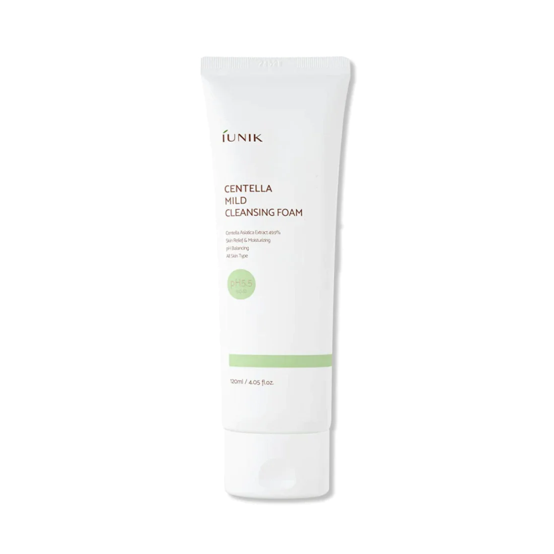 iUNIK Centella Mild Cleansing Foam - švelnus veido prausiklis