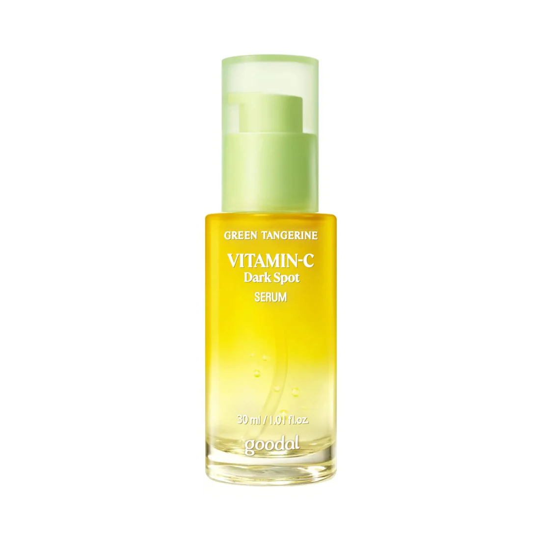 GOODAL Green Tangerine Vita C Dark Spot Care Serum - šviesinantis veido serumas