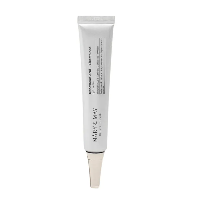 Mary & May Tranexamic Acid + Glutathione Eye Cream - paakių kremas