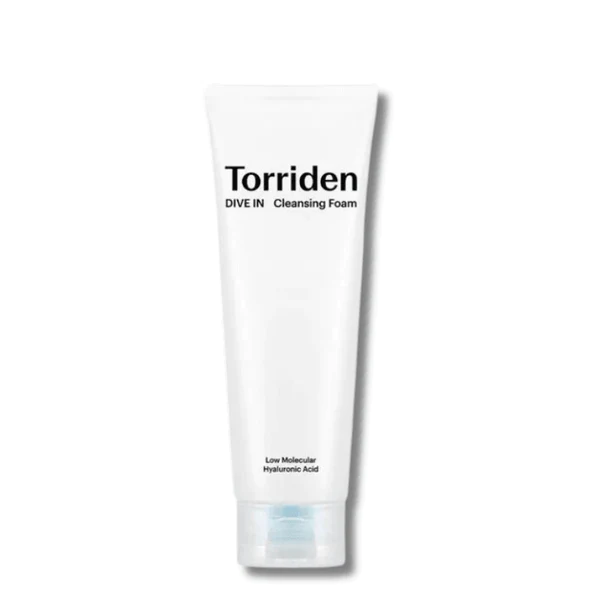 Torriden DIVE-IN Low Molecular Hyaluronic Acid Cleansing Foam - veido prausiklis