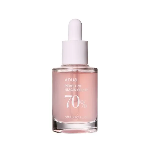 Anua Peach 70 Niacin Serum - šviesinantis serumas 