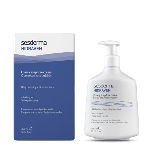 SESDERMA Hidraven Foamy Soap Free Cream - bemuilis putojantis prausiklis