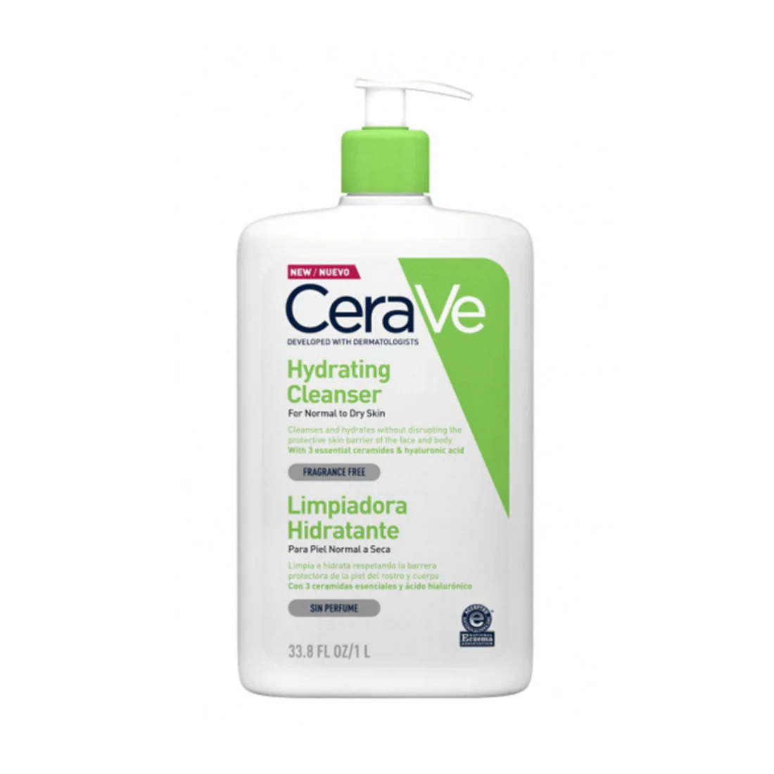 CERAVE hydrating cleanser - veido ir kūno prausiklis