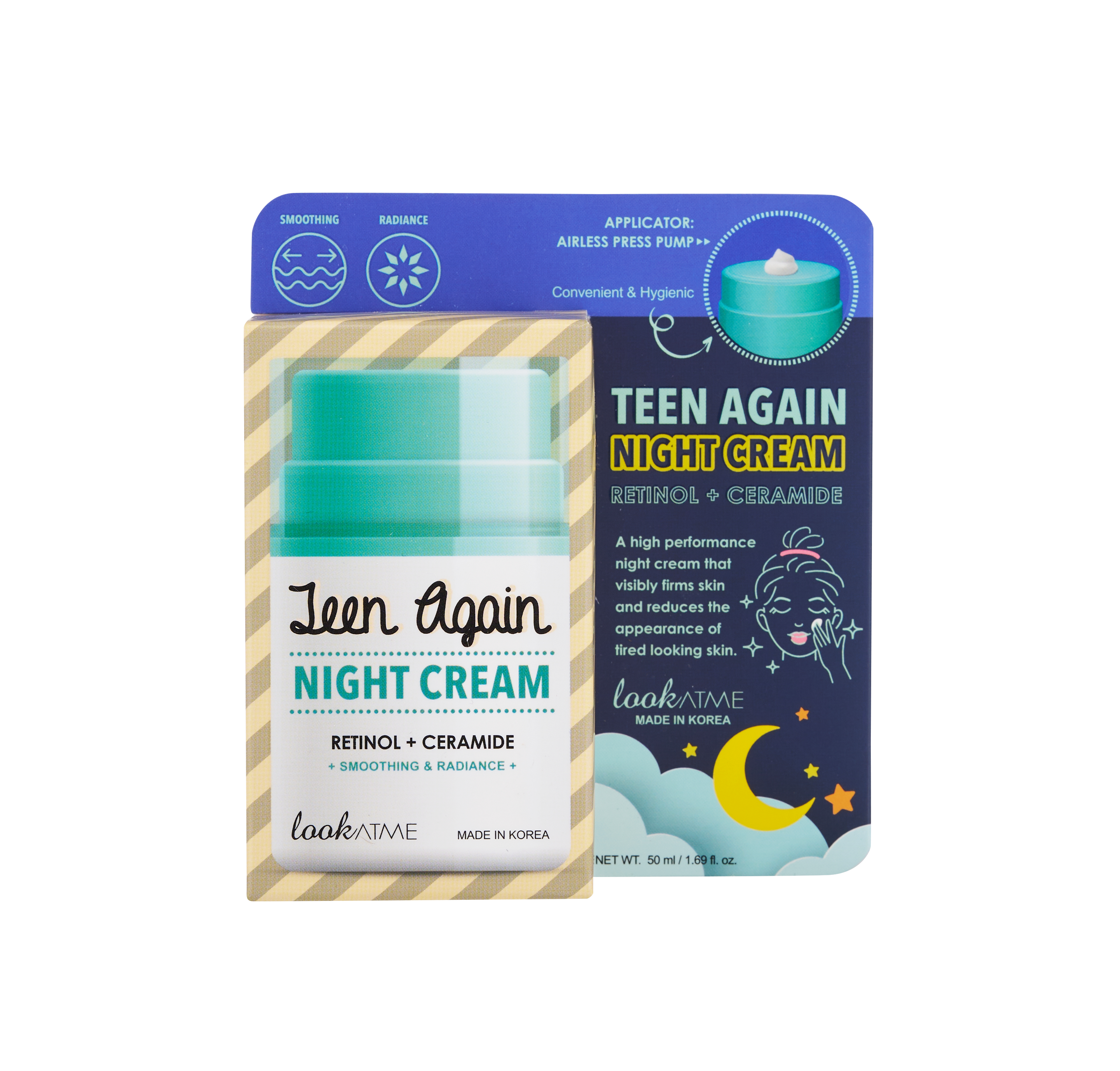 Look At Me Teen Again Night Cream - naktinis veido kremas 