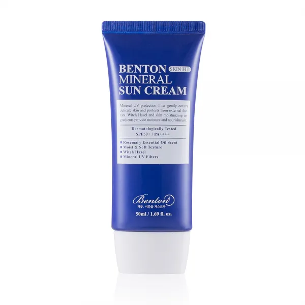 BENTON Skin Fit Mineral Sun Cream - SPF kremas nuo saulės