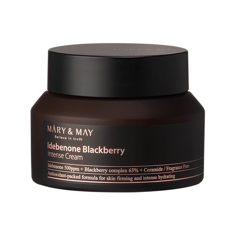 MARY & MAY Idebenone Blackberry Intense Cream - veido kremas