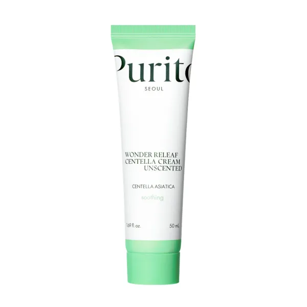 PURITO Wonder Releaf Centella Cream Unscented - bekvapis atstatantis kremas