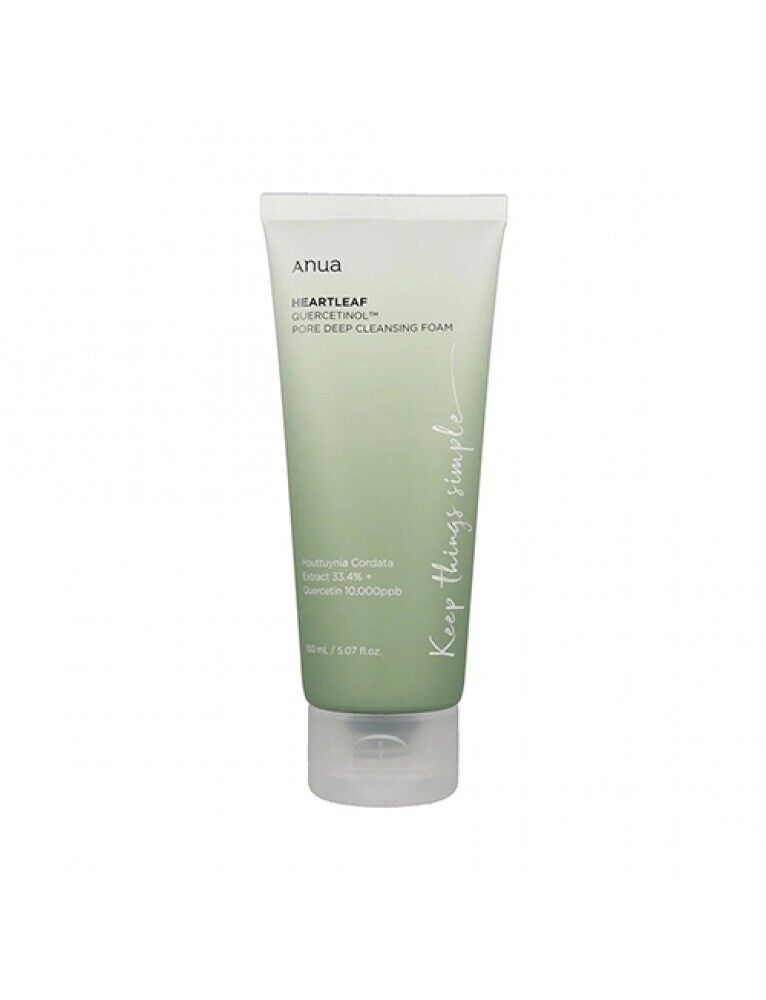 Anua Heartleaf Quercetinol Pore Deep Cleansing Foam - veido prausiklis