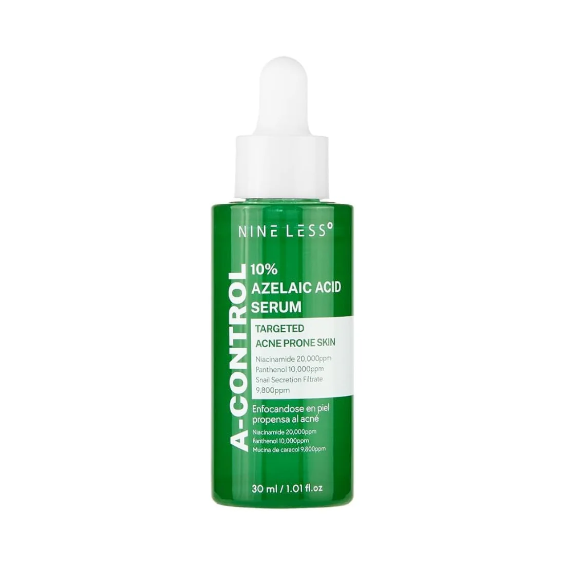 NINE LESS A-Control 10% Azelaic Acid Serum - veido serumas