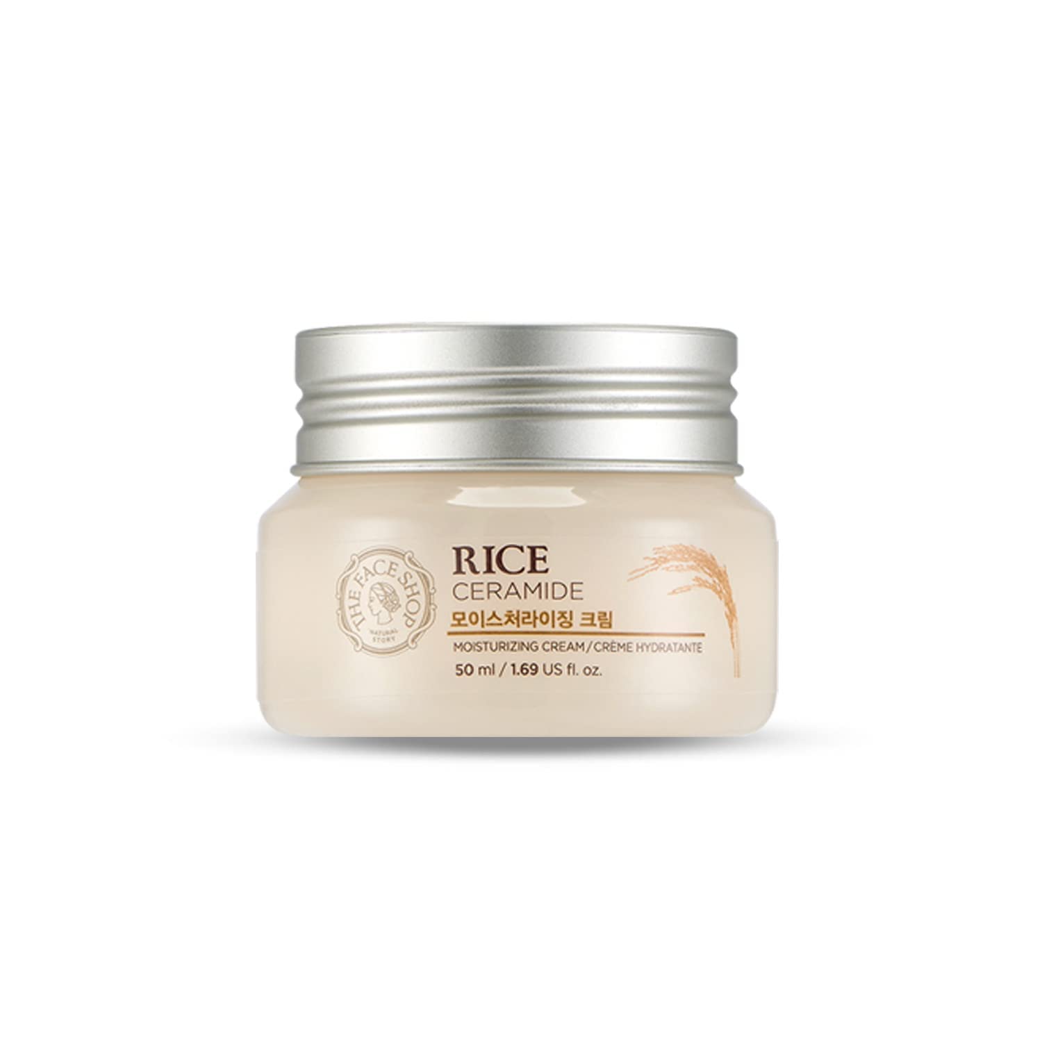 THE FACE SHOP Rice & Ceramide Moisturizing Cream – drėkinamasis veido kremas