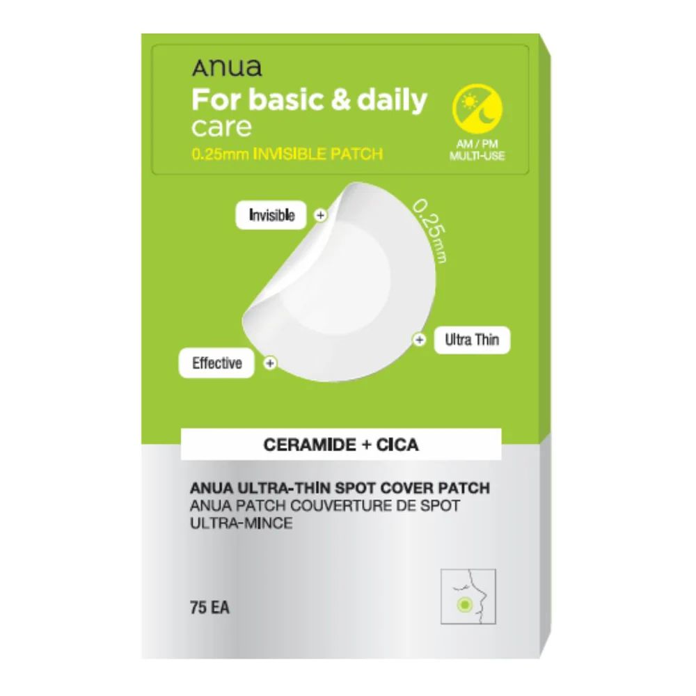 Anua Ultra Thin Spot Cover Patch – itin ploni spuogų pleistrai