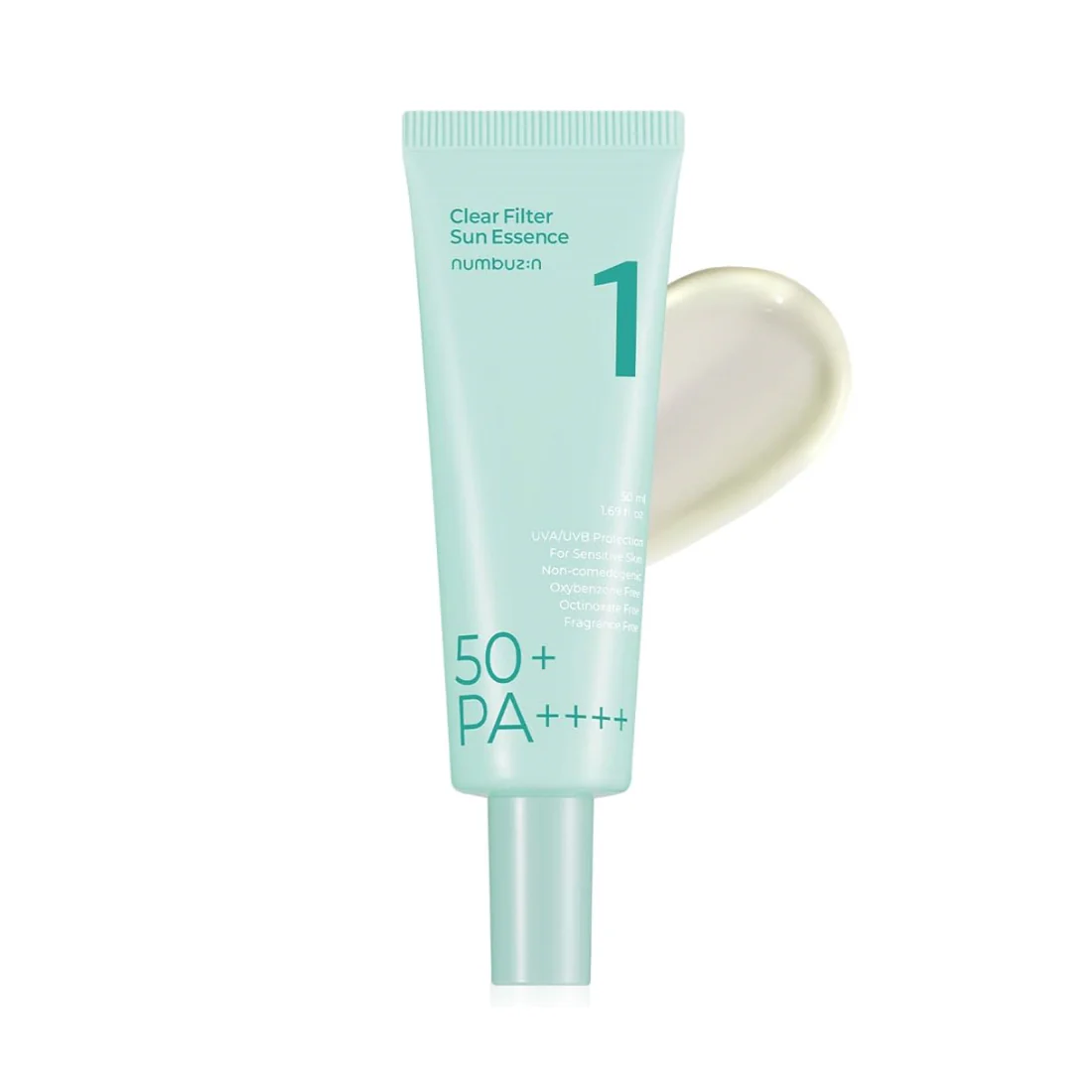 Numbuzin No.1 Clear Filter Sun Essence SPF50+ – veido apsauginė esencija nuo saulės