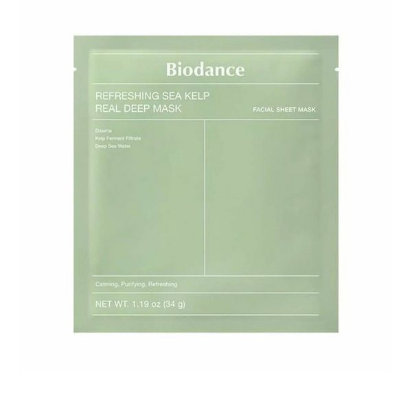 Biodance Refreshing Sea Kelp Real Deep Mask – veido kaukė