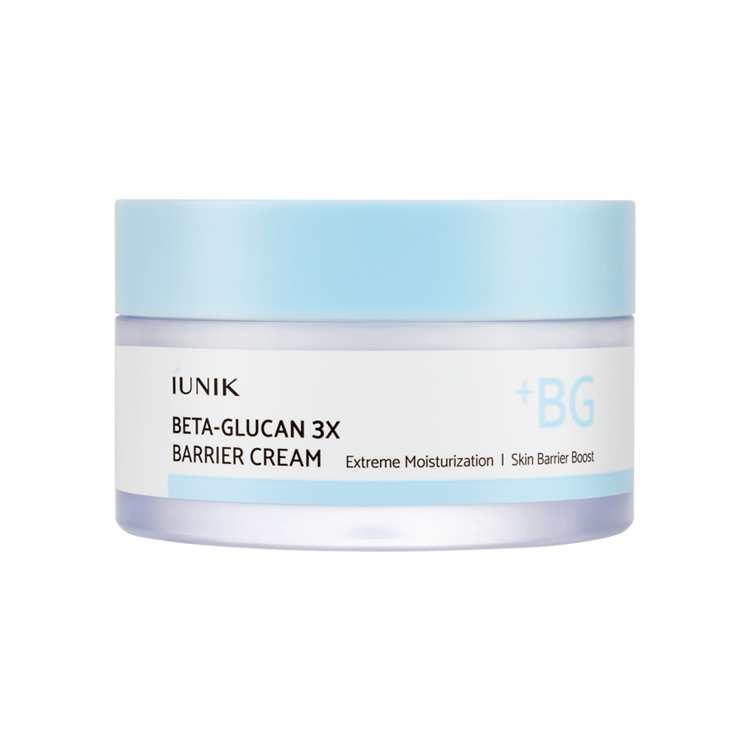 iUNIK Beta Glucan 3X Barrier Cream – drėkinamasis ir apsauginis veido kremas