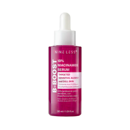 NINE LESS B-Boost 10% Niacinamide Serum – šviesinamasis veido serumas su niacinamidu