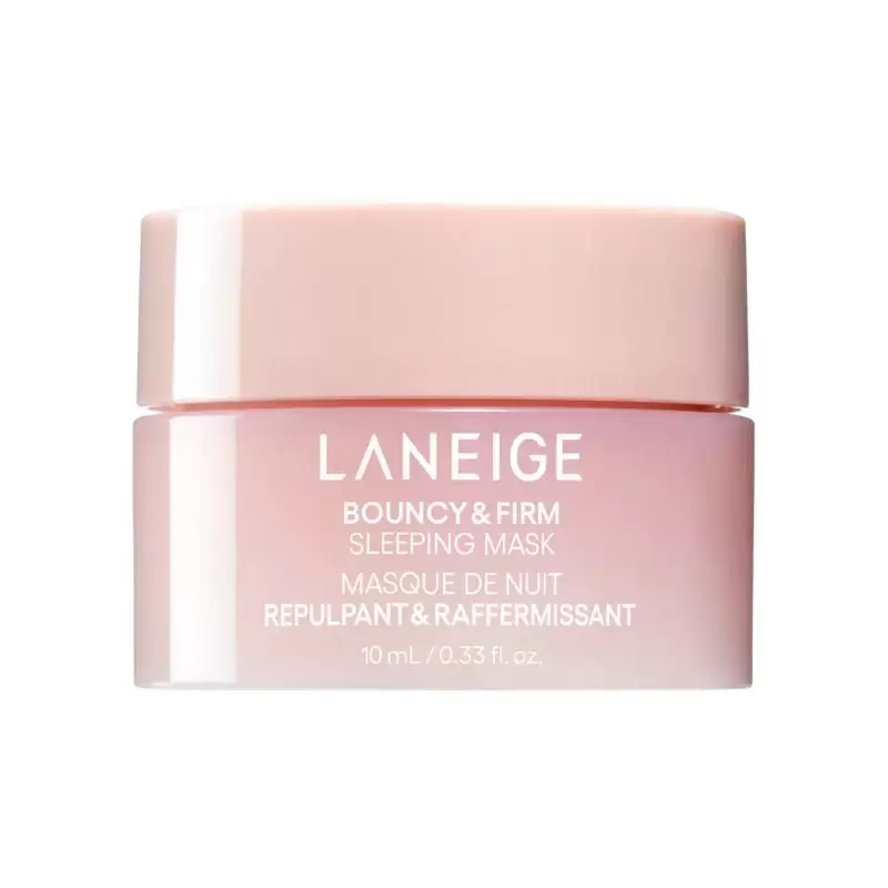 LANEIGE Bouncy & Firm Sleeping Mask Mini – stangrinamoji naktinė veido kaukė