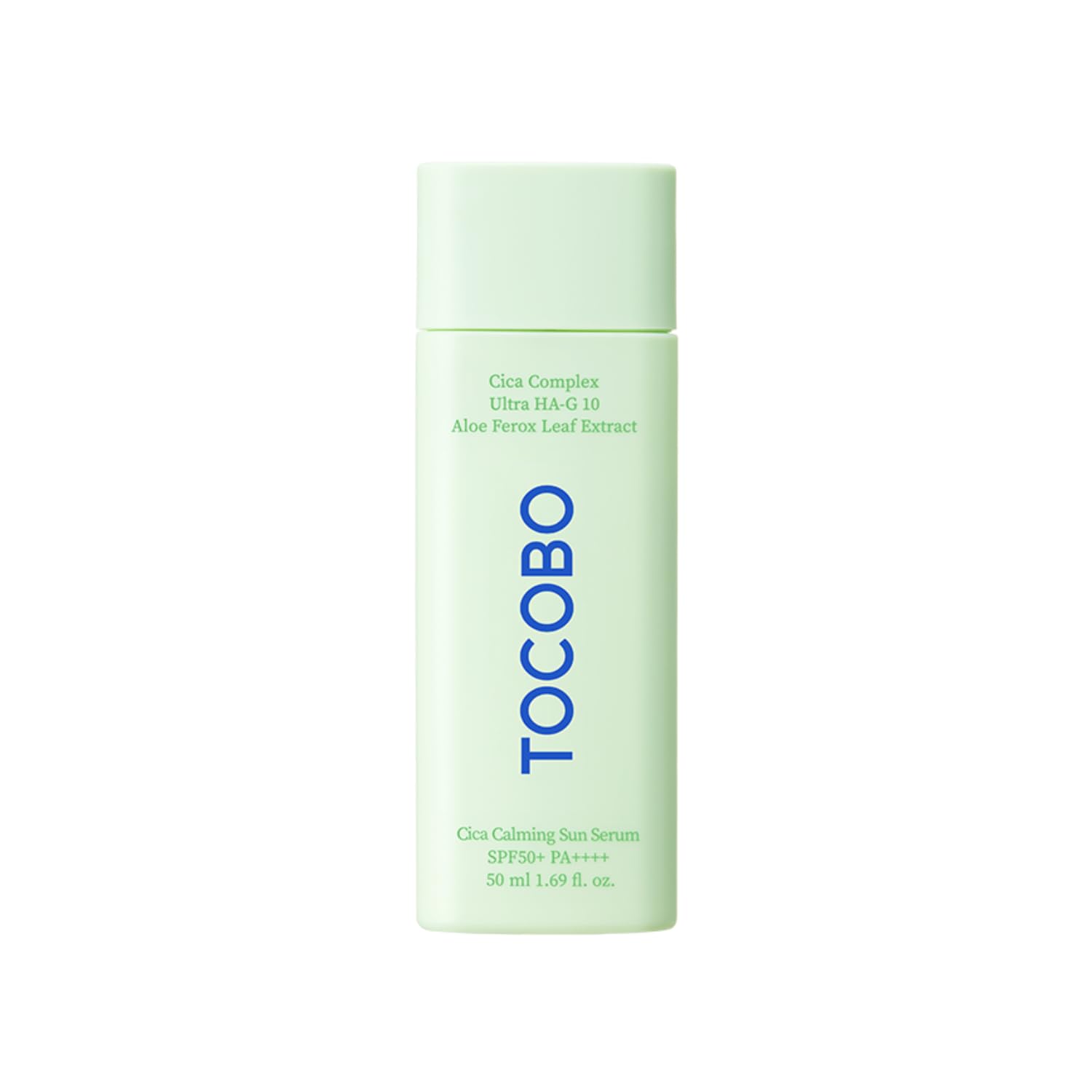 TOCOBO Cica Calming Sun Serum SPF 50+ – raminantis apsauginis serumas nuo saulės