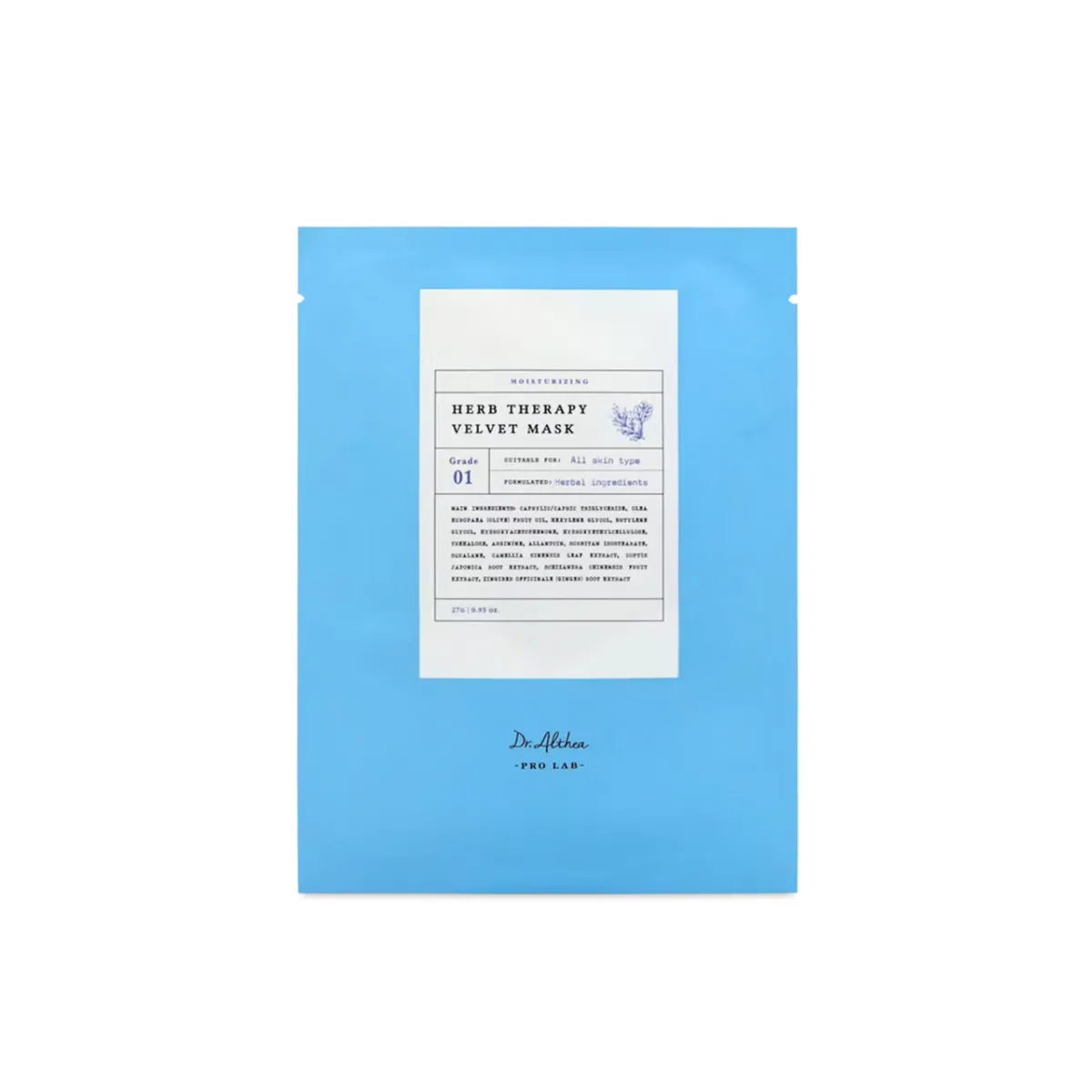 Dr. Althea Herb Therapy Velvet Mask – maitinanti ir raminanti kaukė