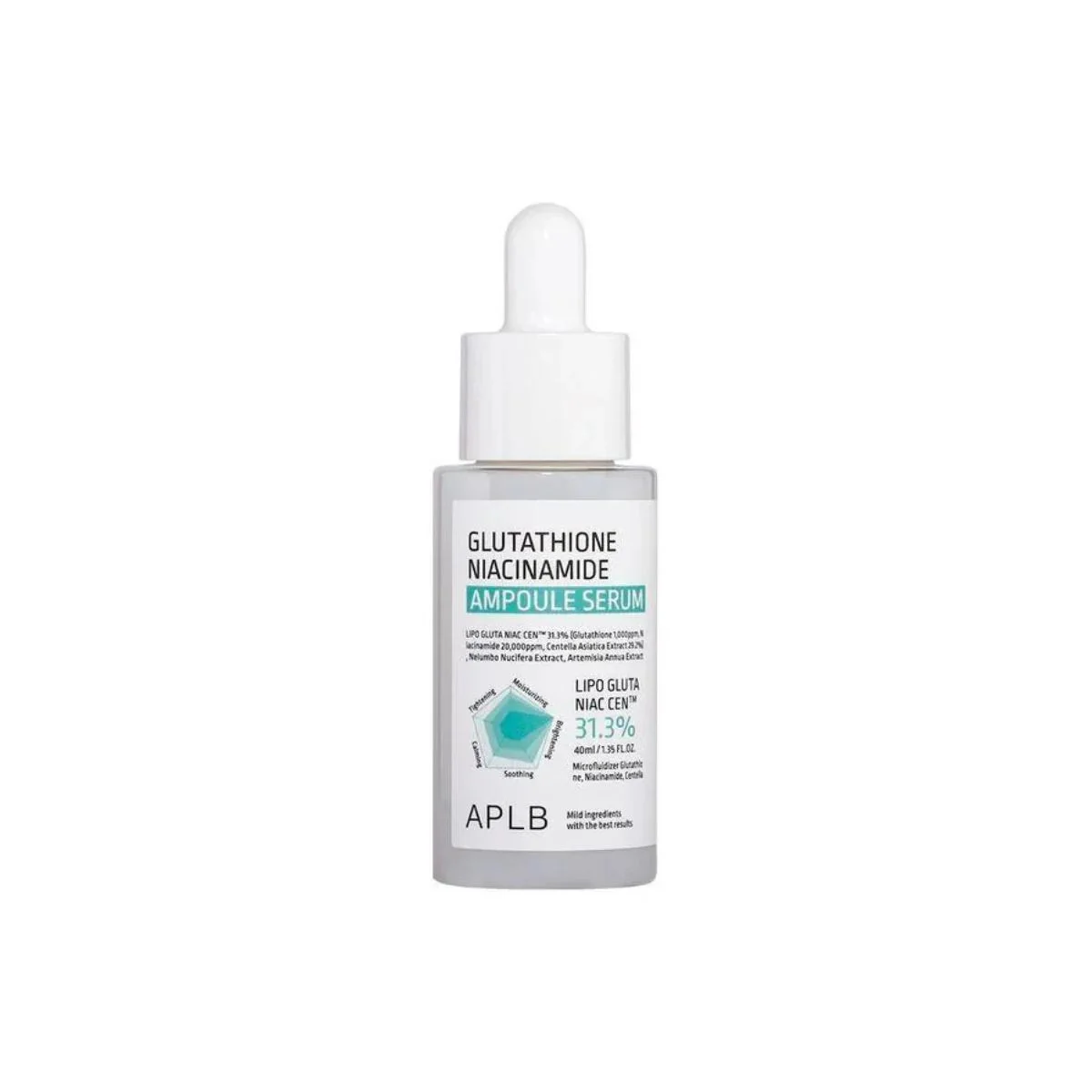 APLB Glutathione Niacinamide Ampoule Serum - veido serumas