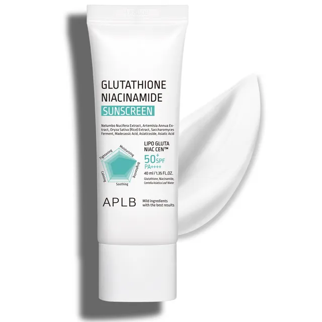 APLB Glutathione Niacinamide Sunscreen – SPF kremas nuo saulės