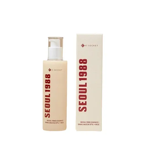 KSECRET SEOUL 1988 Essence: Snail Mucin 97% + Rice – esencija su sraigių mucinu