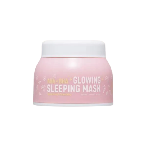 Look At Me Glowing Sleeping Mask with AHA and BHA – švytėjimo suteikianti naktinė kaukė