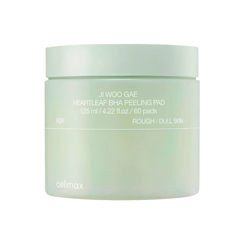 Celimax Ji Woo Gae Heartleaf BHA Peeling Pad – šveičiamieji padeliai