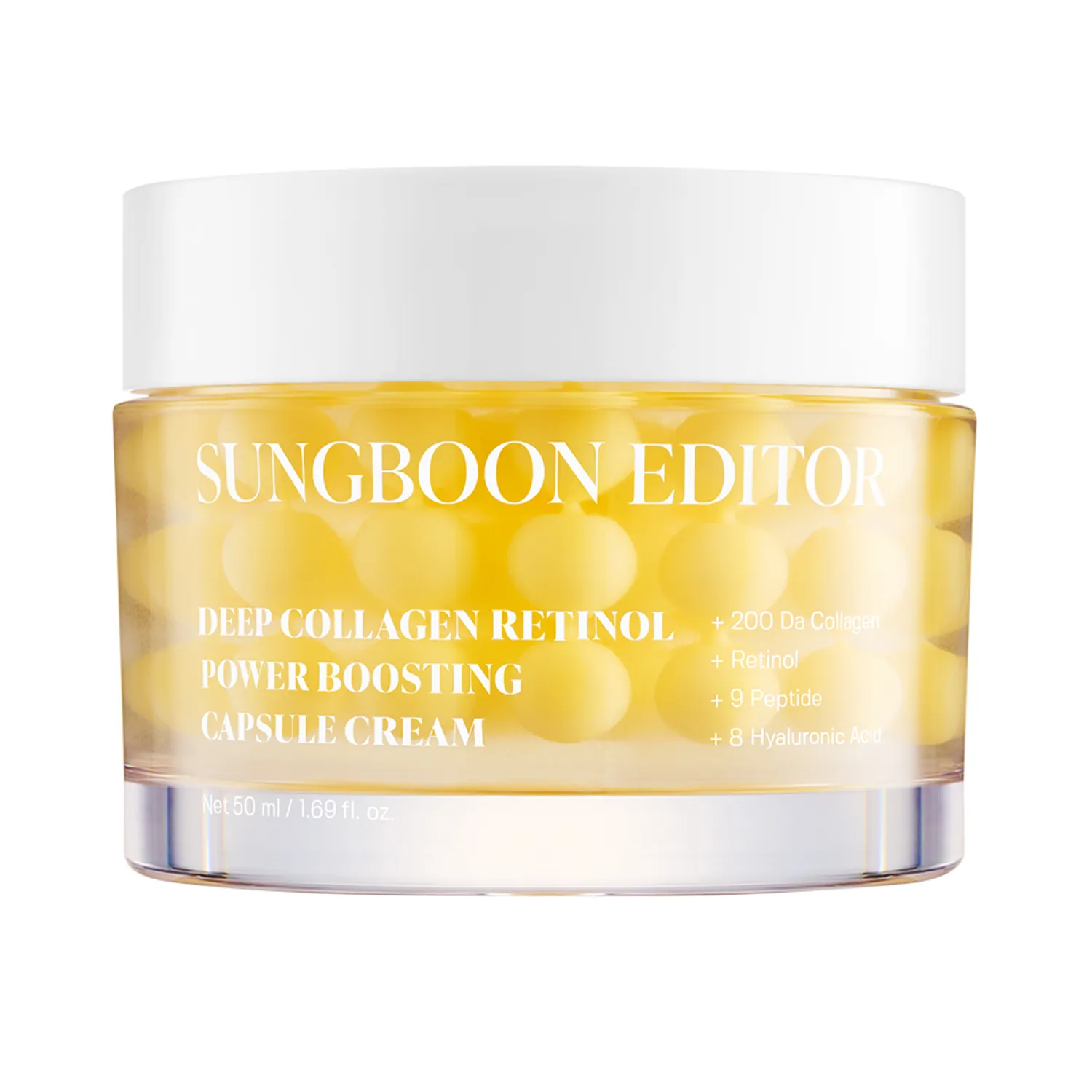 Sungboon Editor Deep Collagen Retinol Power Boosting Capsule Cream – stangrinamasis kremas