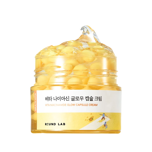 Round Lab Vita Niacinamide Glow Capsule Cream – veido kremas