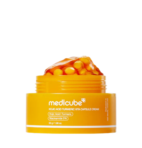 Medicube Kojic Acid Turmeric Vita Capsule Cream – veido kremas